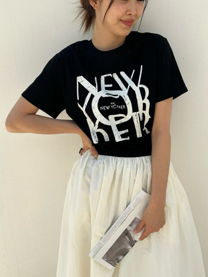 Marmar - Korean Women Fashion - #momslook - New York Tee - 5