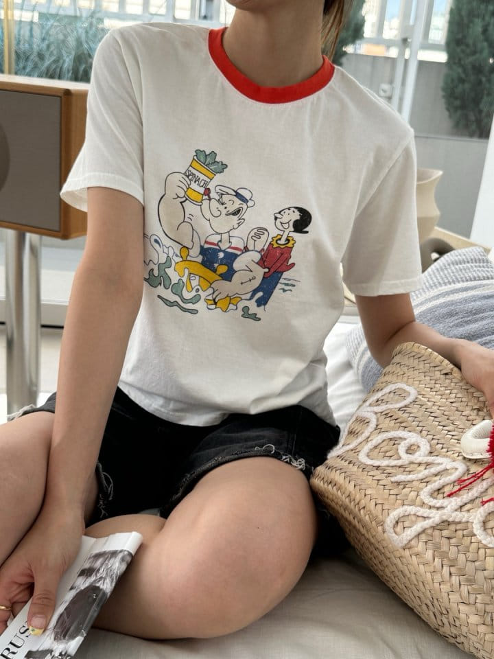 Marmar - Korean Women Fashion - #momslook - Popeye Tee - 11