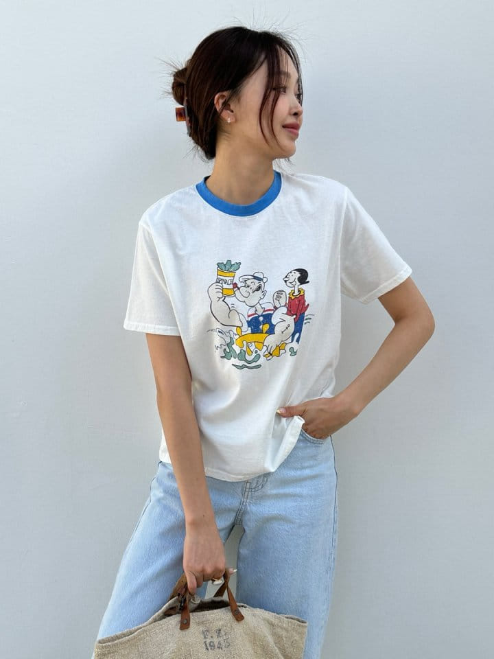 Marmar - Korean Women Fashion - #pursuepretty - Popeye Tee - 5