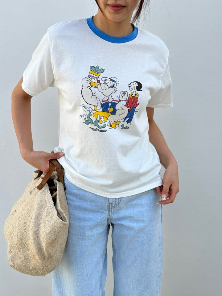 Marmar - Korean Women Fashion - #vintageinspired - Popeye Tee - 3