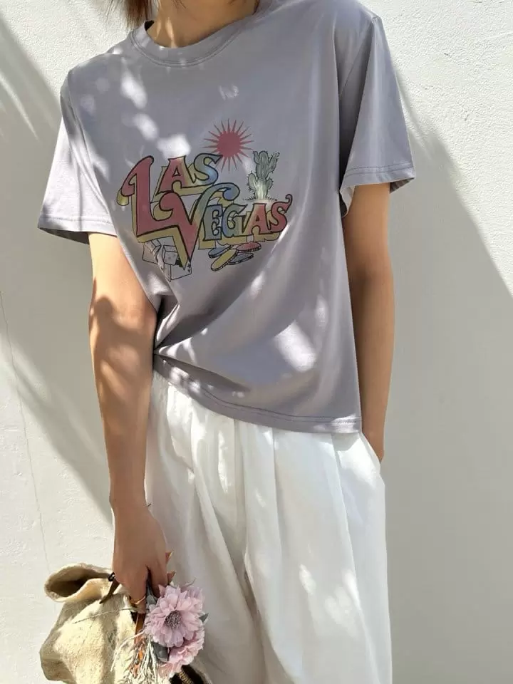 Marmar - Korean Women Fashion - #vintagekidsstyle - Las Vegas Tee - 10