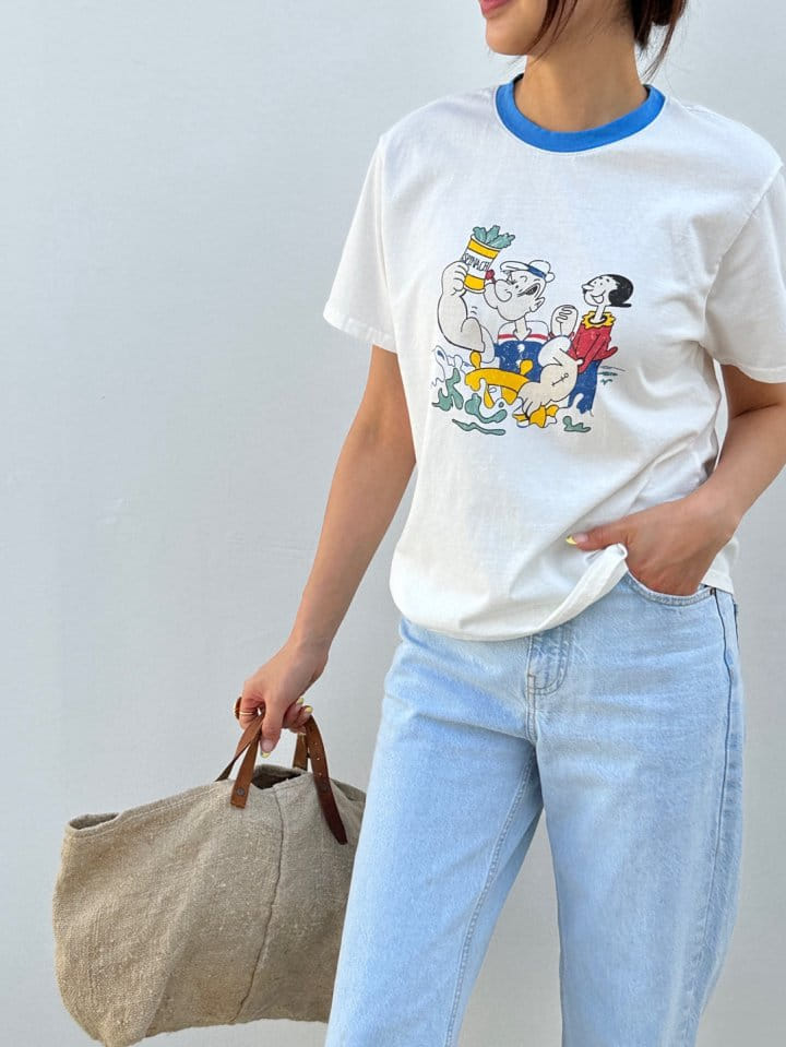 Marmar - Korean Women Fashion - #vintageinspired - Popeye Tee - 4