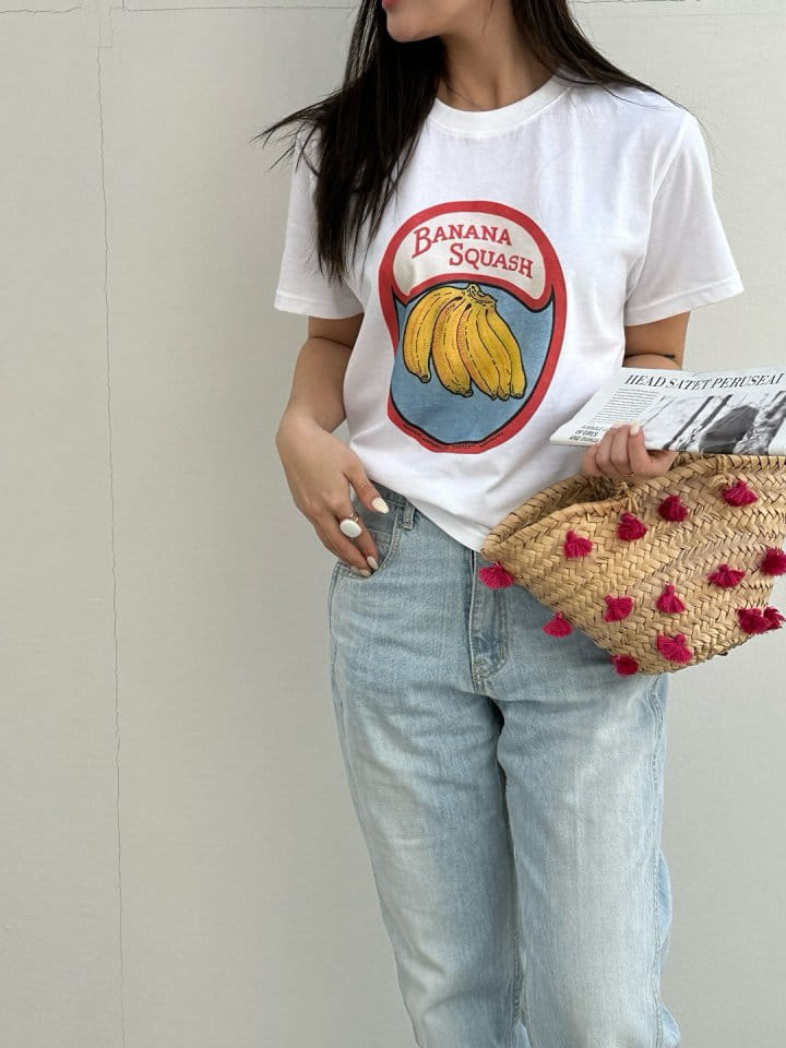 Marmar - Korean Women Fashion - #womensfashion - Banana Tee