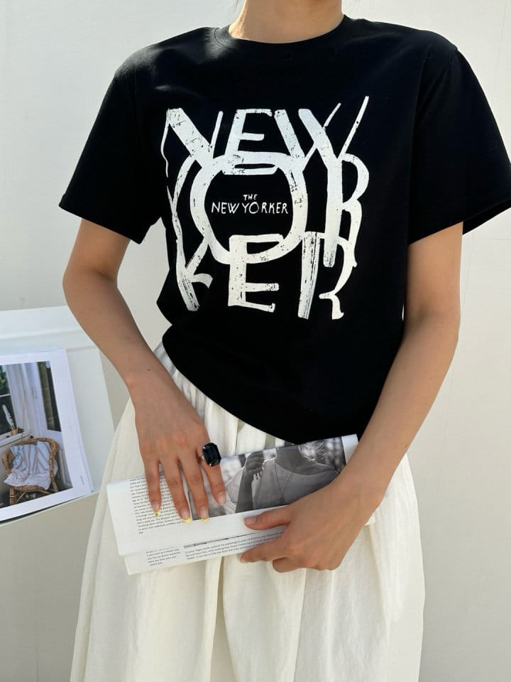 Marmar - Korean Women Fashion - #womensfashion - New York Tee - 2