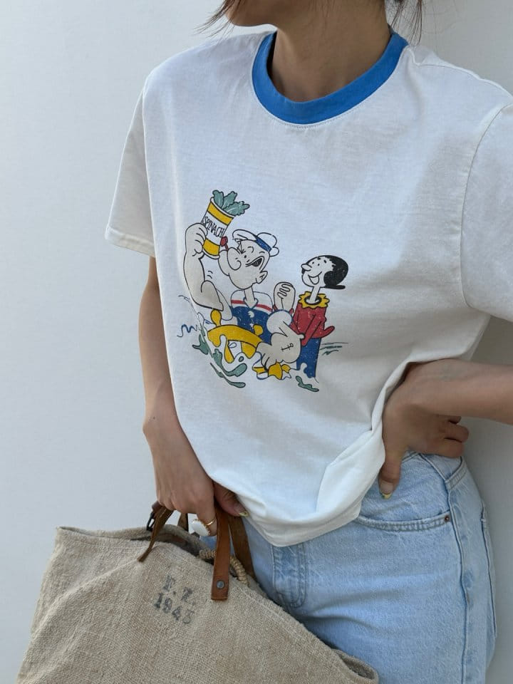 Marmar - Korean Women Fashion - #womensfashion - Popeye Tee - 2