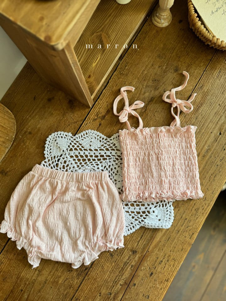 Marron Kid - Korean Baby Fashion - #babyoninstagram - Bebe Coco Top Bottom Set - 9