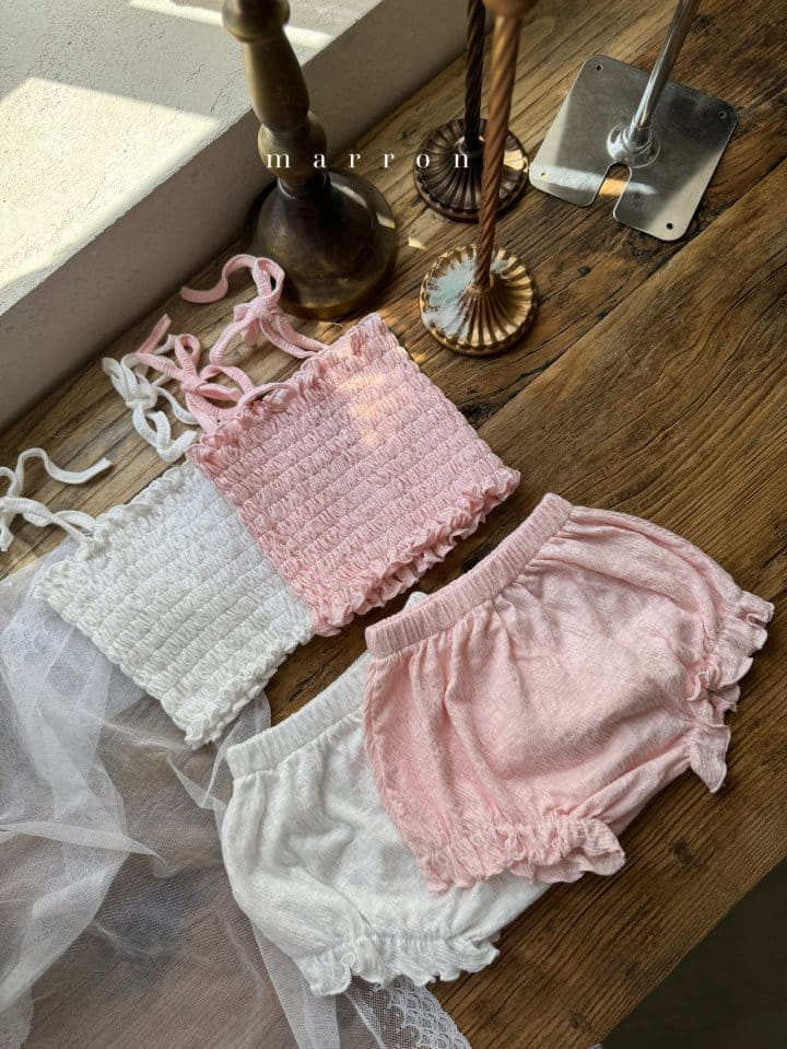 Marron Kid - Korean Baby Fashion - #babyoutfit - Bebe Coco Top Bottom Set - 11