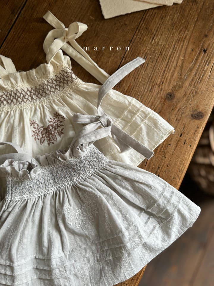 Marron Kid - Korean Baby Fashion - #onlinebabyshop - Hazel Blouse - 2