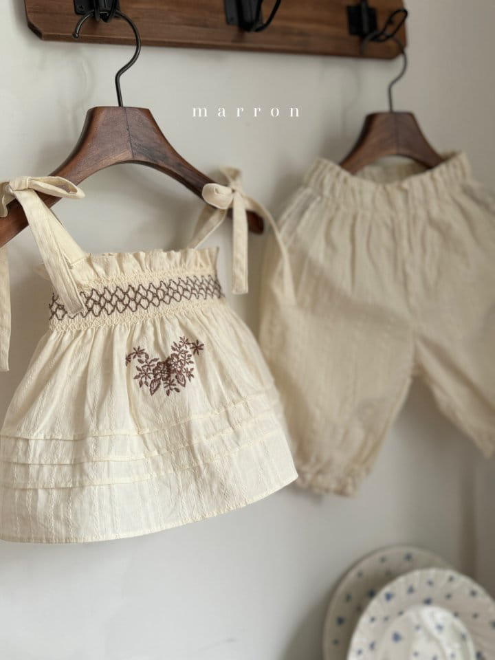 Marron Kid - Korean Children Fashion - #discoveringself - Daily Cropped Shorts - 5