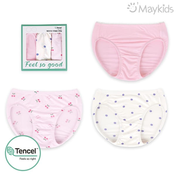 Maykids - Korean Children Fashion - #littlefashionista - Lovely Mood Girl Modal Triangular Underpants