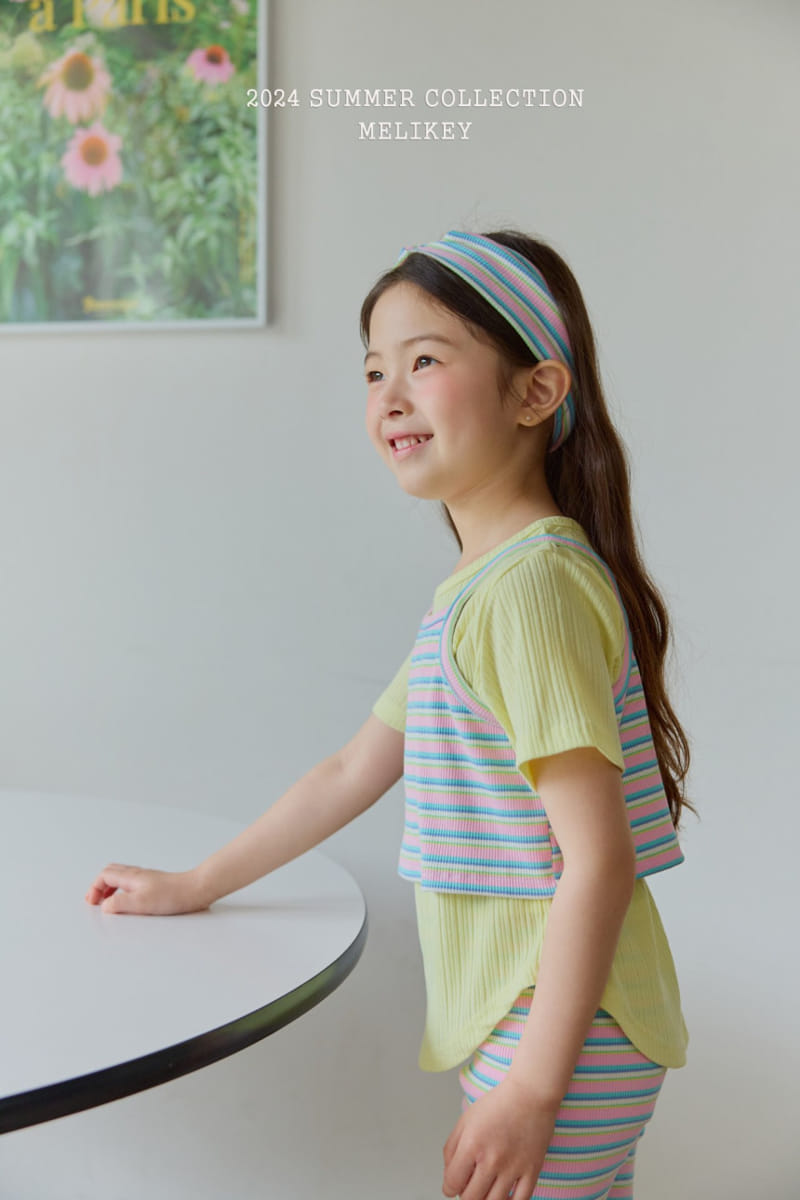 Melikey - Korean Children Fashion - #childofig - Round Rib Tee - 5