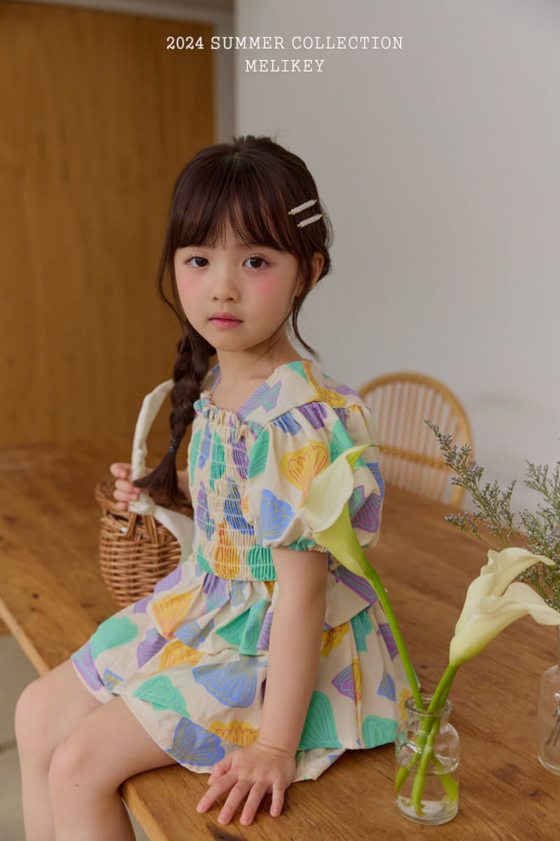 Melikey - Korean Children Fashion - #prettylittlegirls - Cram Color Top Bottom Set - 4