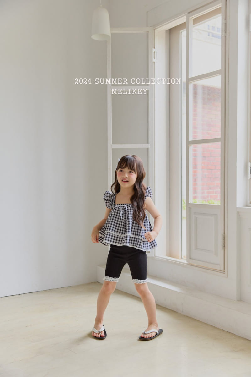 Melikey - Korean Children Fashion - #childofig - Check Kan Kan Blouse - 8