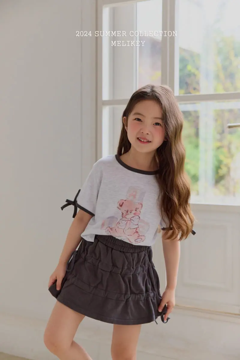 Melikey - Korean Children Fashion - #discoveringself - ABC Bear Tee - 3