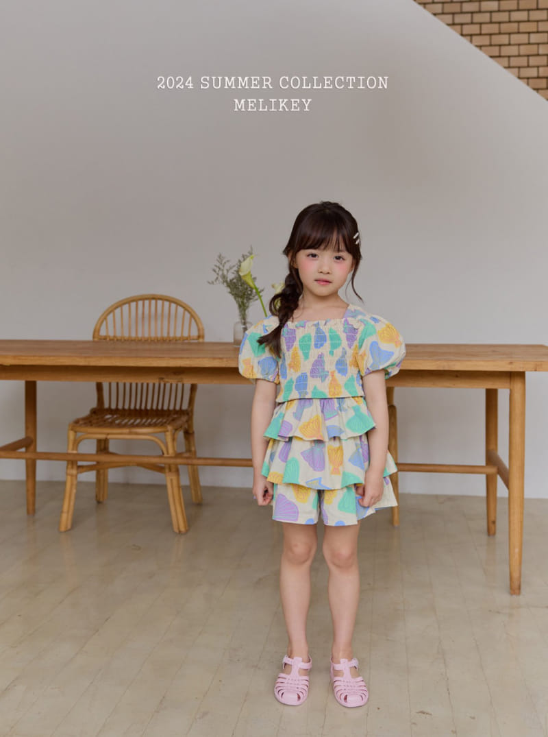 Melikey - Korean Children Fashion - #fashionkids - Cram Color Top Bottom Set - 9