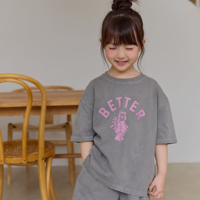 Melikey - Korean Children Fashion - #kidsshorts - Pig Better Tee