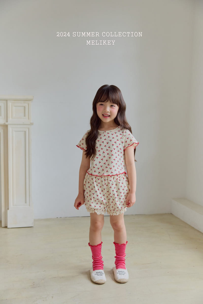 Melikey - Korean Children Fashion - #kidzfashiontrend - Waffle Terry Tee - 5