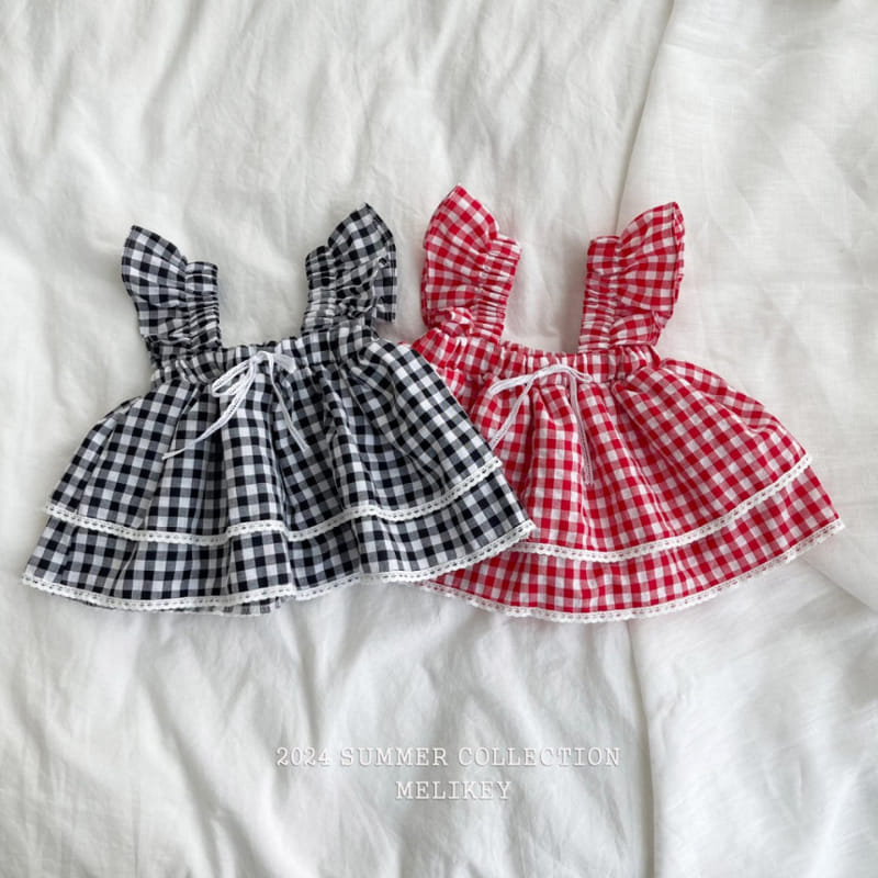 Melikey - Korean Children Fashion - #magicofchildhood - Check Kan Kan Blouse - 2