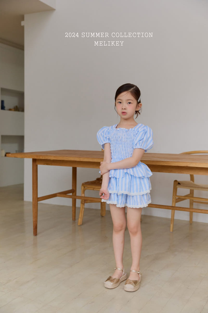 Melikey - Korean Children Fashion - #prettylittlegirls - Pocari Top Bottom Set - 5