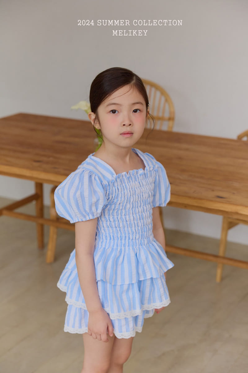 Melikey - Korean Children Fashion - #stylishchildhood - Pocari Top Bottom Set - 8