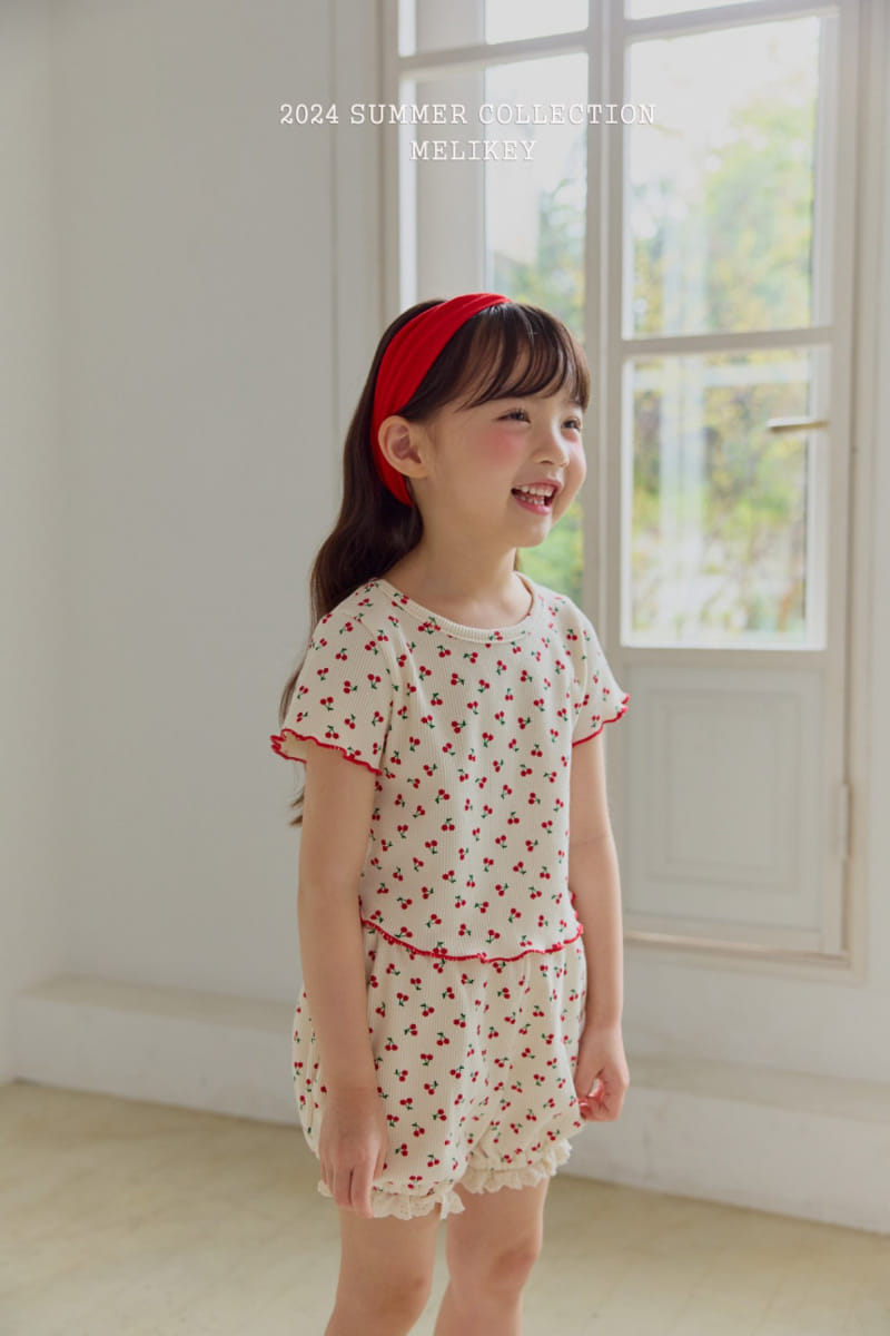 Melikey - Korean Children Fashion - #todddlerfashion - Waffle Terry Tee - 11