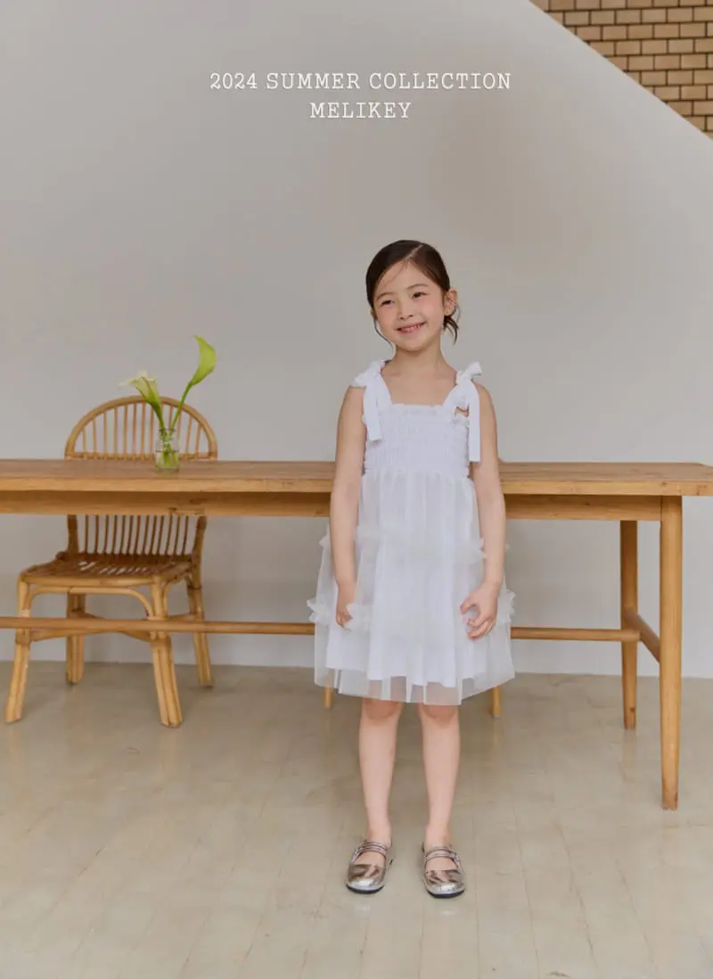 Melikey - Korean Children Fashion - #toddlerclothing - Party Sha One-Piece - 5