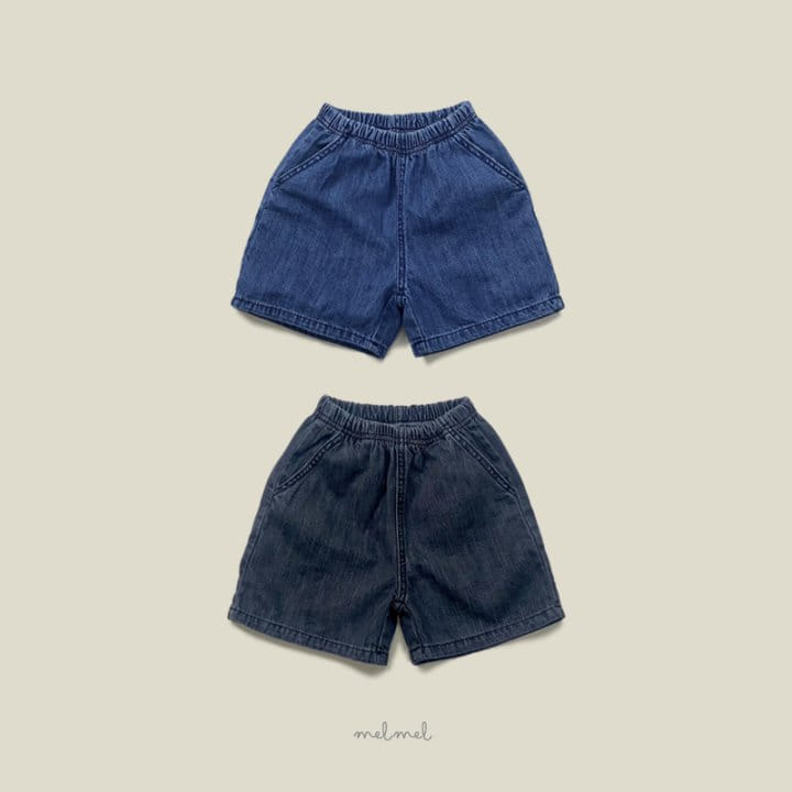 Melmel - Korean Children Fashion - #magicofchildhood - Easy Denim Shorts - 2