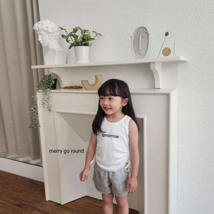 Merry Go Round - Korean Children Fashion - #magicofchildhood - String Sleeveless Tee - 5