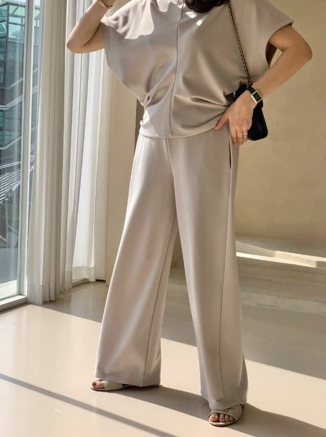 Merry J - Korean Women Fashion - #momslook - Juae Drape Pants - 10