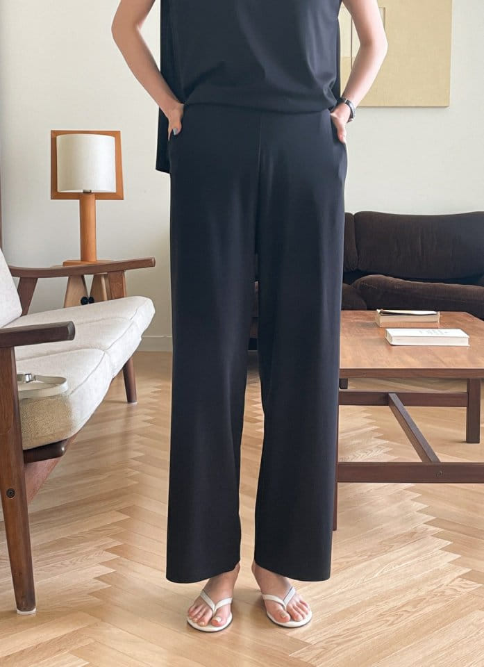 Merry J - Korean Women Fashion - #momslook - Jane Straight Pants - 5