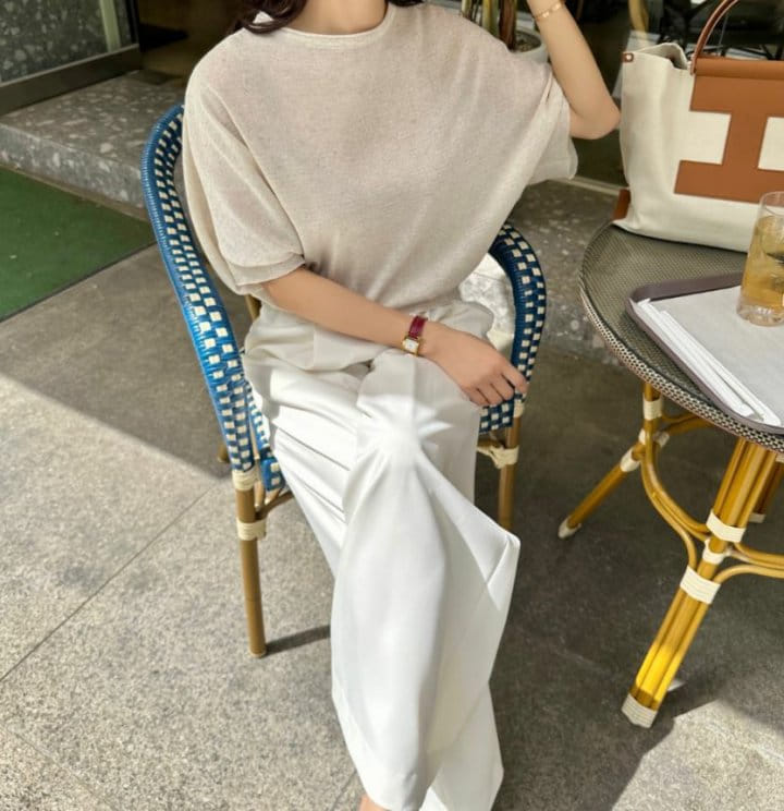 Merry J - Korean Women Fashion - #vintageinspired - L Cape Short Sleeve Knit - 5