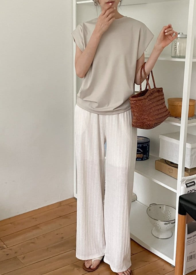 Merry J - Korean Women Fashion - #vintagekidsstyle - Daily Pleats Pants - 2