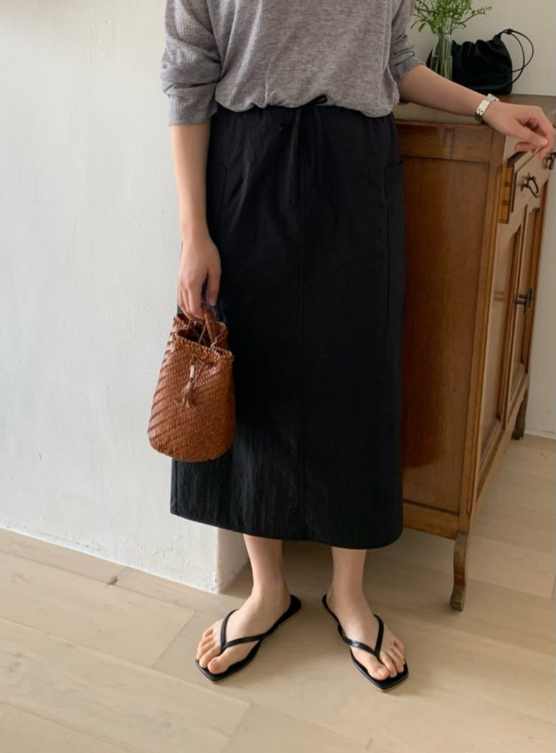 Merry pn - Korean Women Fashion - #momslook - String Skirt - 7
