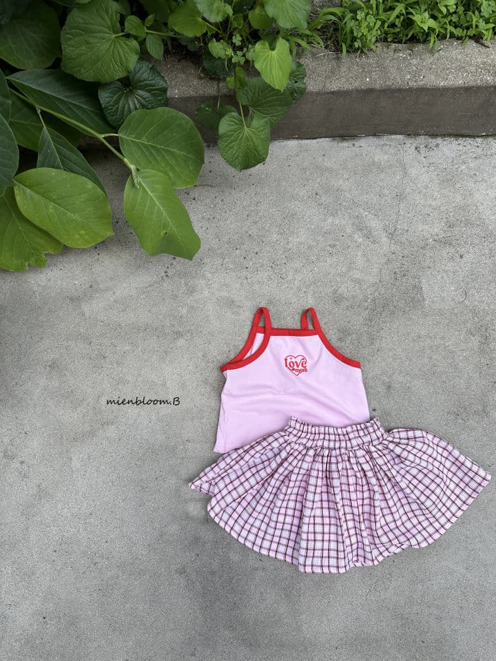 Mienbloom B - Korean Children Fashion - #Kfashion4kids - Love Sleeveless Tee - 10