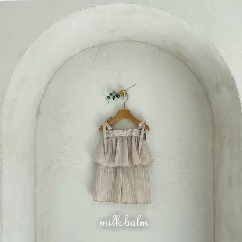 Milk Balm - Korean Children Fashion - #Kfashion4kids - Palya Top Bottom Set - 5