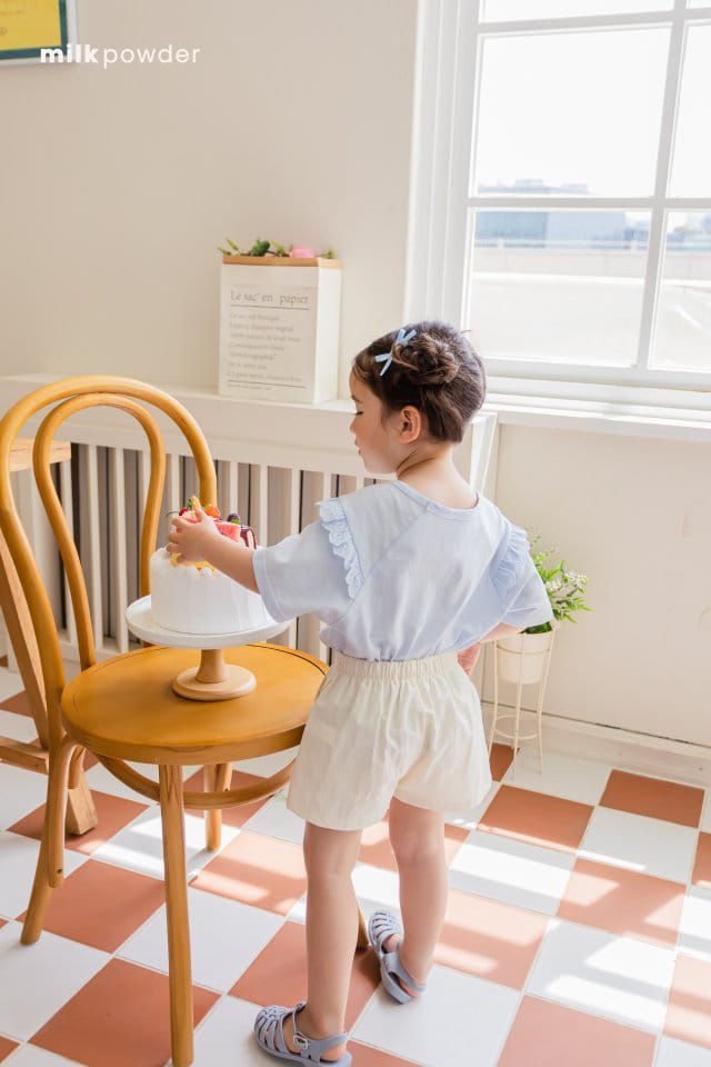 Milk Powder - Korean Children Fashion - #kidzfashiontrend - Frill Tee - 4