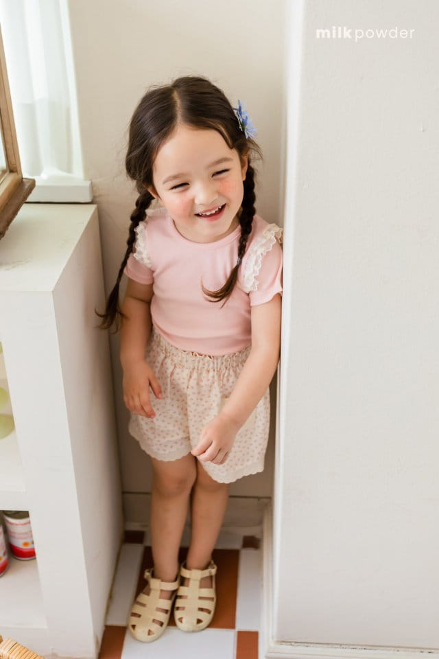 Milk Powder - Korean Children Fashion - #kidsshorts - Lala Tee - 2