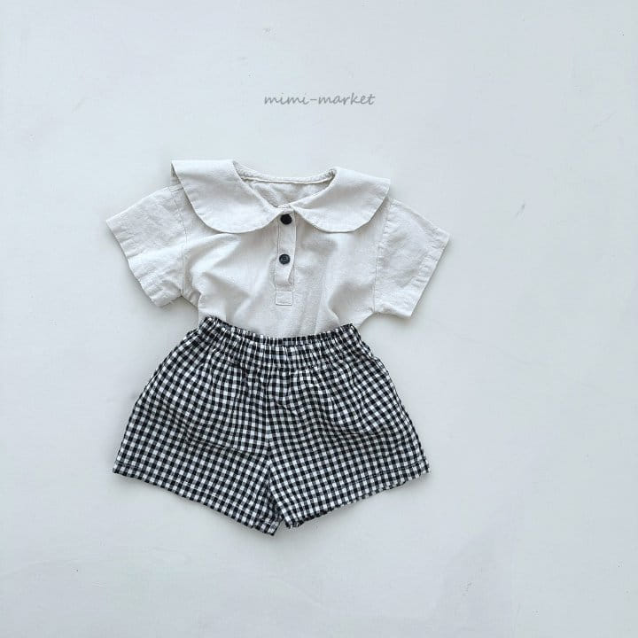 Mimi Market - Korean Baby Fashion - #babygirlfashion - Sera 1/2 Top Bottom Set - 2