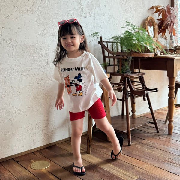 Mini mellow - Korean Children Fashion - #fashionkids - Willy Short Sleeve Tee