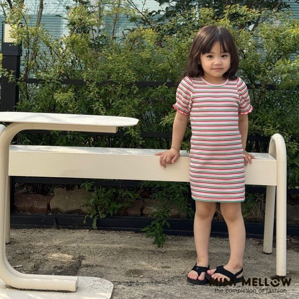 Mini mellow - Korean Children Fashion - #kidsstore - ST Shirring Slim One-Piece