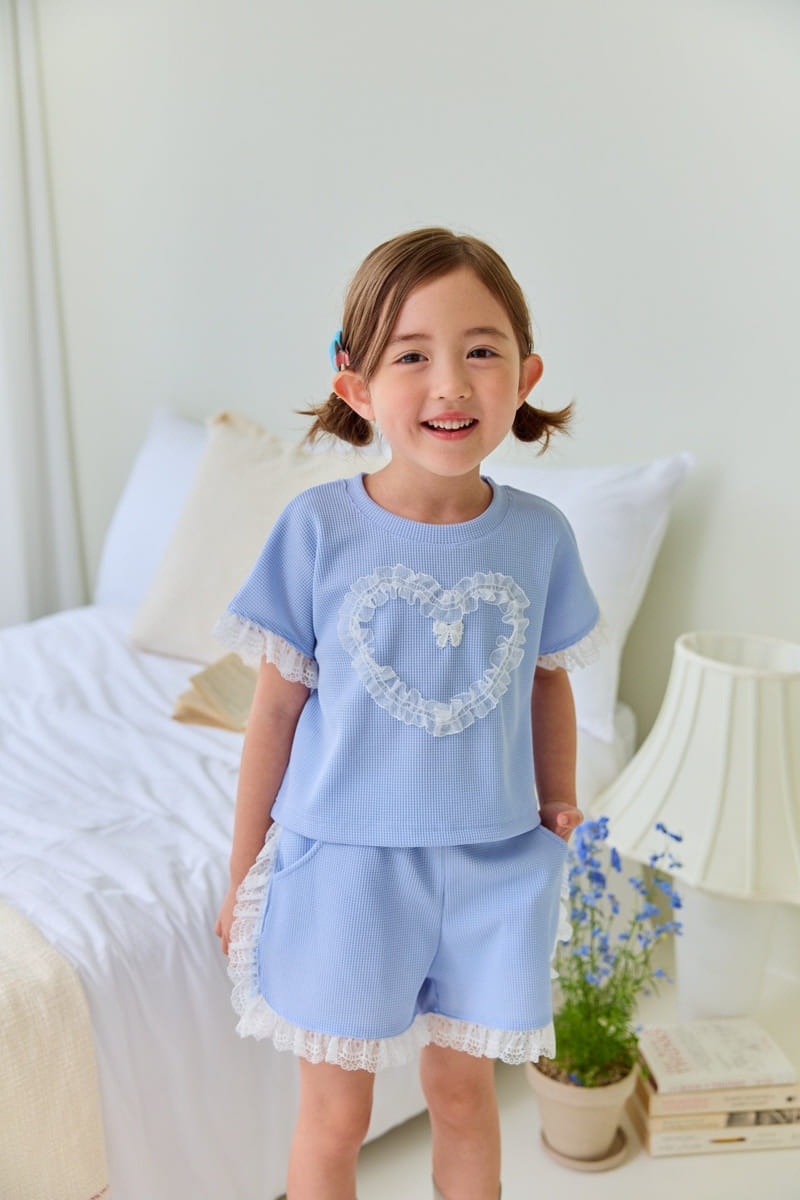 Miniature - Korean Children Fashion - #Kfashion4kids - Migo Top Bottom Set - 3