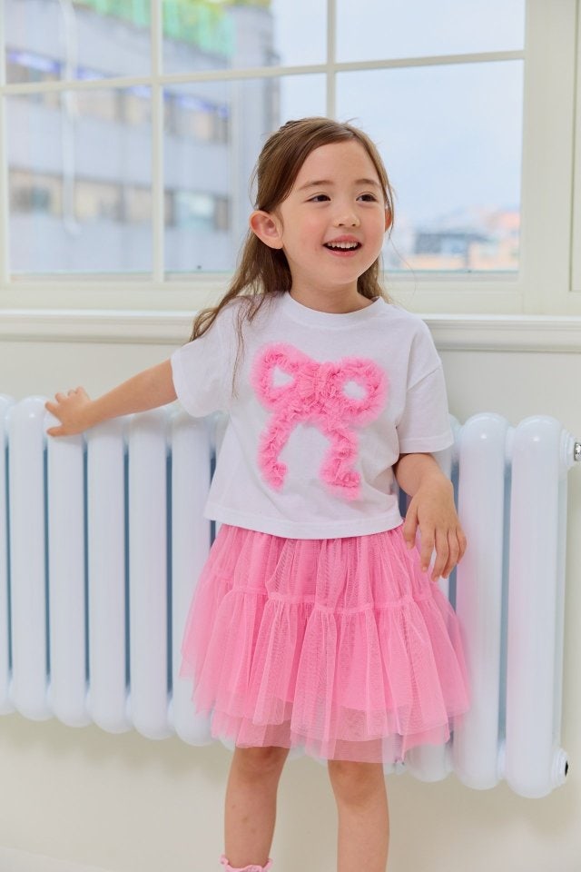 Miniature - Korean Children Fashion - #designkidswear - Honey Ribbon Tee