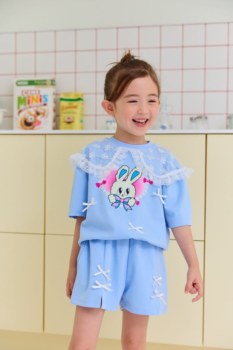 Miniature - Korean Children Fashion - #fashionkids - Cottom Candy Top Bottom Set