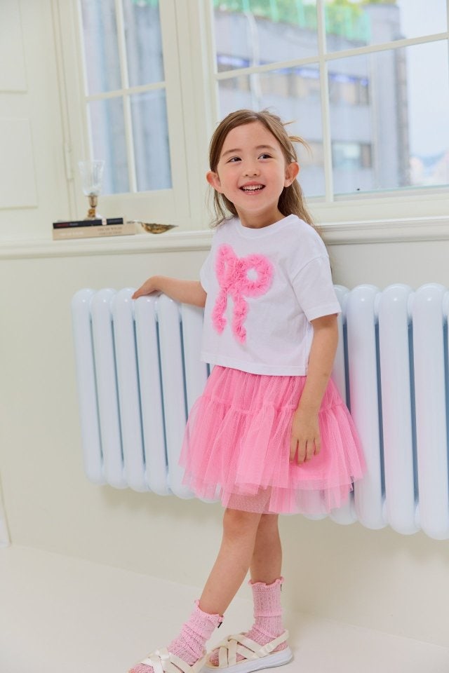 Miniature - Korean Children Fashion - #fashionkids - Honey Ribbon Tee - 4