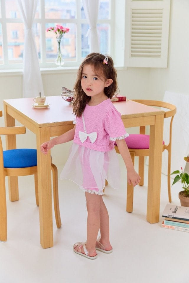 Miniature - Korean Children Fashion - #minifashionista - My Girl Top Bottom Set - 5