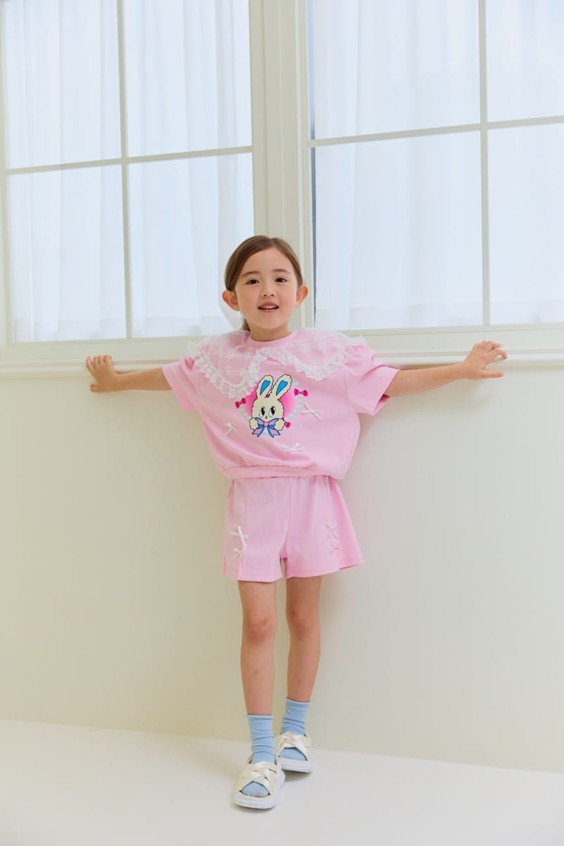 Miniature - Korean Children Fashion - #prettylittlegirls - Cottom Candy Top Bottom Set - 9