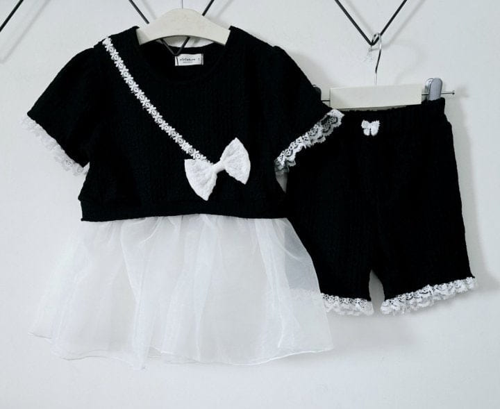 Miniature - Korean Children Fashion - #stylishchildhood - My Girl Top Bottom Set - 9