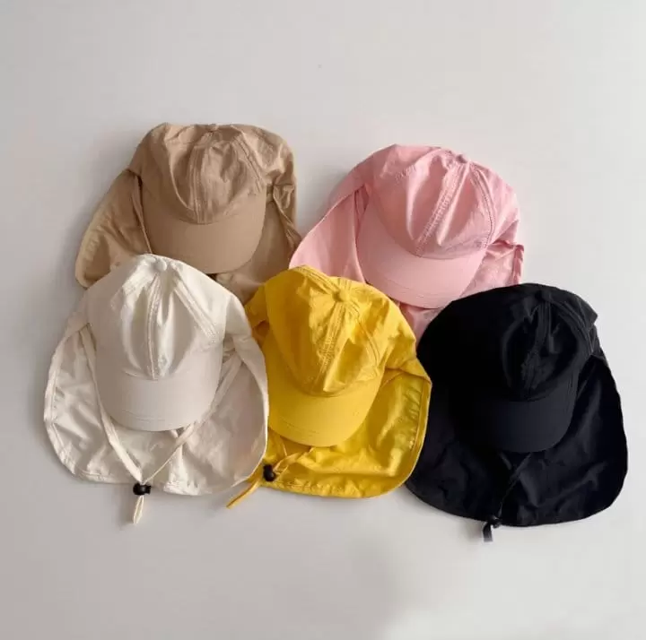Miso - Korean Children Fashion - #designkidswear - Simple Neck Cover Cap Hat