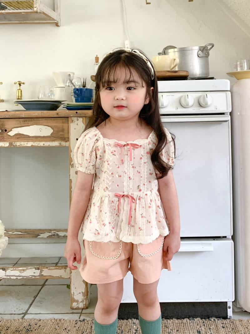 Momo Ann - Korean Children Fashion - #designkidswear - Peach Shorts - 11