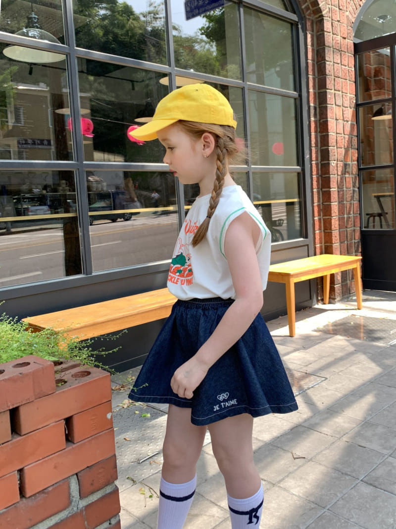 Momo Ann - Korean Children Fashion - #discoveringself - Toto Sleeveless Tee - 3